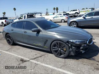 2020 BMW 8 Series M850i with VIN WBAGV8C07LCE18973, listed as a Copart auction lot 66718393 with 41,555 mi miles and Salvage Title. Bid and sale history available at carsss.com. Image 4.