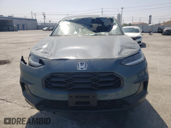 2024 Honda HR-V Sport with VIN 3CZRZ1H52RM732105, listed as a Copart auction lot 57705054 with 15,700 mi miles and Salvage title. Bid and sale history available at DreamBid. Image 5.