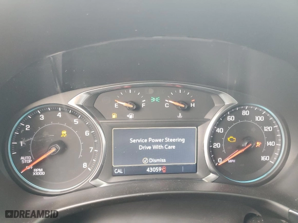 2024 Chevrolet Equinox RS with VIN 3GNAXMEG5RS115803, listed as a Copart auction lot 51584055 with 43,059 mi miles and Salvage Title. Bid and sale history available at carsss.com. Image 9.