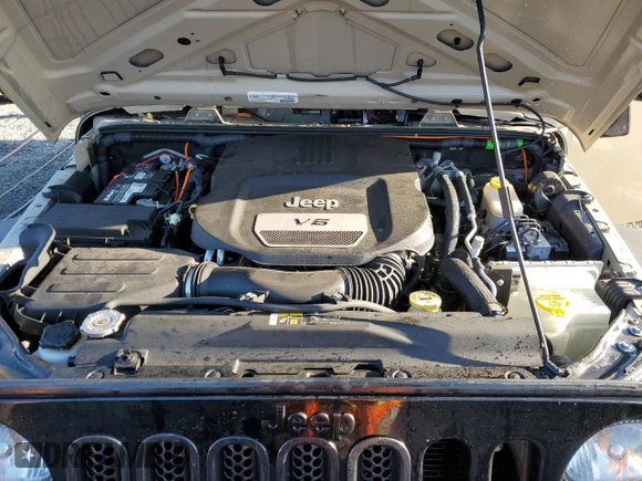 2018 Jeep Wrangler JK Unlimited Sport S with VIN 1C4BJWDG8JL879277, listed as a Copart auction lot 75980814 with 71,810 mi miles and Salvage Title. Bid and sale history available at carsss.com. Image 12.