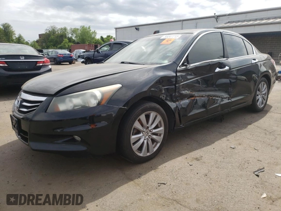 2011 Honda Accord EX-L с VIN 1HGCP3F80BA002854, выставлен на аукционе Copart как лот 61241825 с пробегом Не указан миль и Списание • Salvage title. История ставок и продаж доступна на DreamBid. Изображение 1.
