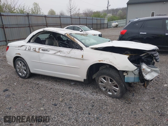2008 Chrysler Sebring Limited with VIN 1C3LC65M48N289969, listed as a IAAI auction lot 41963154 with Not provided miles and . Bid and sale history available at DreamBid. Image 12.