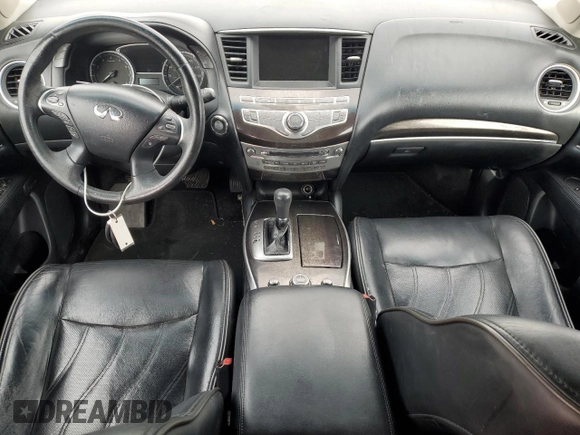 2013 Infiniti JX35 with VIN 5N1AL0MM9DC302590, listed as a Copart auction lot 75949544 with 163,544 mi miles and Salvage Title. Bid and sale history available at carsss.com. Image 8.