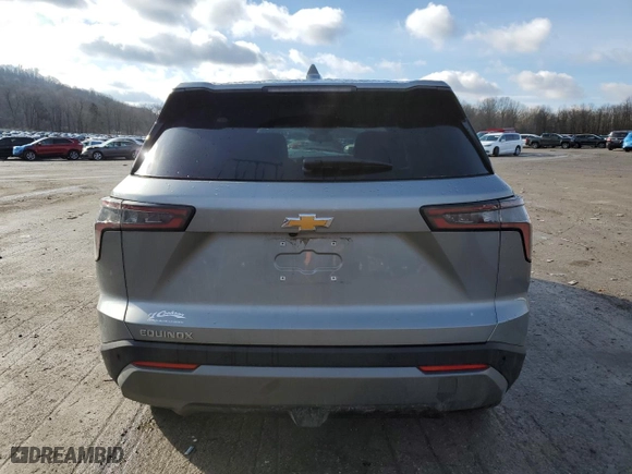 2025 Chevrolet Equinox FWD LT with VIN 3GNAXHEG3SL200386, listed as a Copart auction lot 47320345 with 3,557 mi miles and Salvage Title. Bid and sale history available at carsss.com. Image 6.