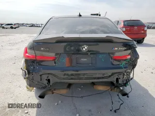 2020 BMW 3 Series M340i xDrive with VIN WBA5U9C04LA380918, listed as a Copart auction lot 48875295 with 72,540 mi miles and Salvage Title. Bid and sale history available at DreamBid. Image 6.