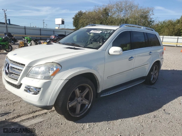 2008 Mercedes-Benz GL-Class 5.5L with VIN 4JGBF86E08A329677, listed as a Copart auction lot 72849314 with 149,423 mi miles and Salvage Title. Bid and sale history available at carsss.com. Image 1.
