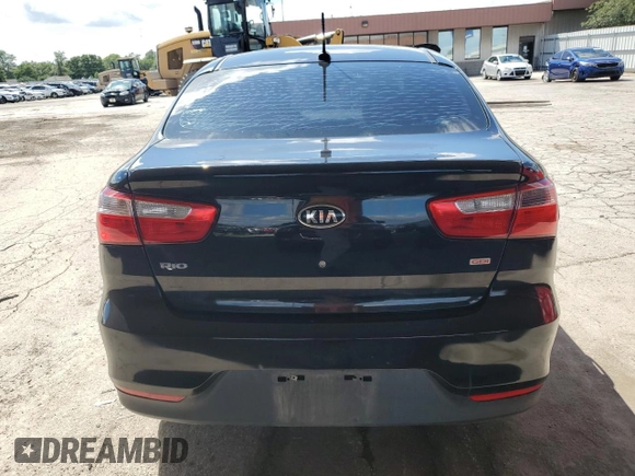 2017 Kia Rio LX with VIN KNADM4A38H6054870, listed as a Copart auction lot 61201624 with 94,540 mi miles and Non Repairable. Bid and sale history available at carsss.com. Image 6.