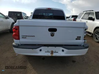 2007 Dodge Dakota SLT with VIN 1D7HW48P17S172620, listed as a Copart auction lot 48219055 with 136,230 mi miles and Salvage Title. Bid and sale history available at carsss.com. Image 6.