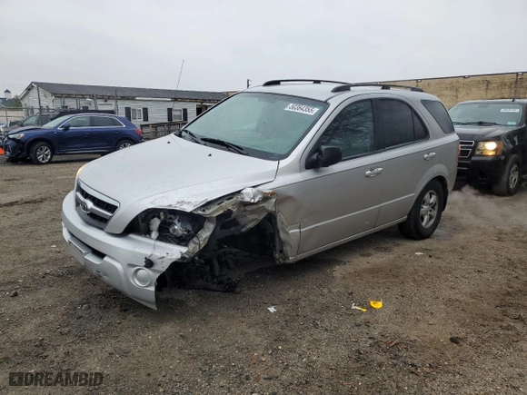 2009 Kia Sorento LX with VIN KNDJC735695873795, listed as a Copart auction lot 50364355 with 102,307 mi miles and Salvage Title. Bid and sale history available at carsss.com. Image 1.