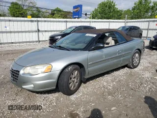 2004 Chrysler Sebring Limited z VIN 1C3EL65R94N124532, wystawiony jako Copart lot #54934805 z przebiegiem 156 466 mil mil oraz Szkoda całkowita • Salvage title. Historia ofert i sprzedaży dostępna na DreamBid. Obrazek 1.