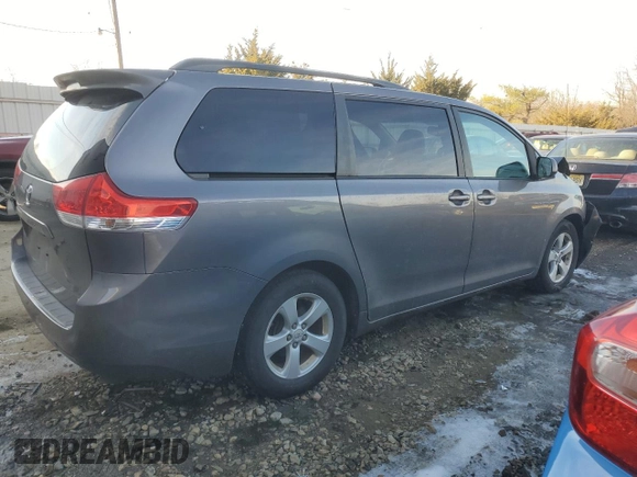 2011 Toyota Sienna LE AAS with VIN 5TDKK3DC8BS036611, listed as a Copart auction lot 86568384 with 160,580 mi miles and Salvage Title. Bid and sale history available at carsss.com. Image 3.