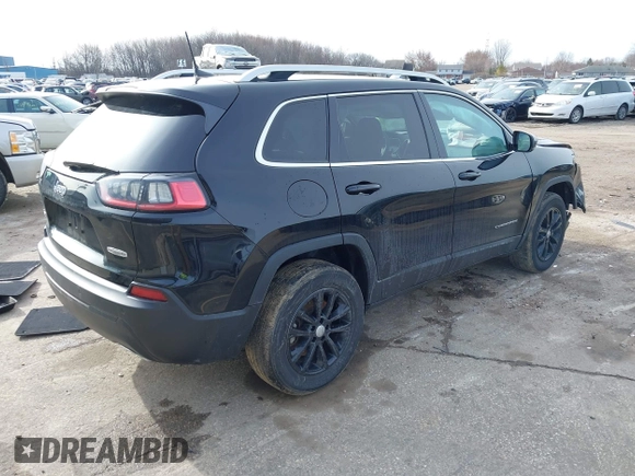 2021 Jeep Cherokee Latitude Lux with VIN 1C4PJMMX1MD216254, listed as a IAAI auction lot 41947214 with 35,445 mi miles and . Bid and sale history available at DreamBid. Image 4.
