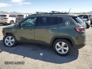 2019 Jeep Compass Latitude with VIN 3C4NJCBB1KT743968, listed as a Copart auction lot 53071465 with 60,678 mi miles and Salvage title. Bid and sale history available at DreamBid. Image 2.