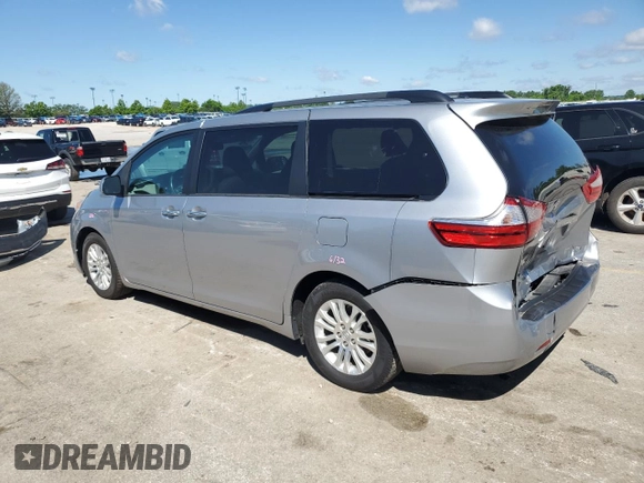 2017 Toyota Sienna XLE Auto Access Seat с VIN 5TDYZ3DC5HS787678, выставлен на аукционе Copart как лот 57631105 с пробегом 220 388 миль миль и Списание • Salvage title. История ставок и продаж доступна на DreamBid. Изображение 2.