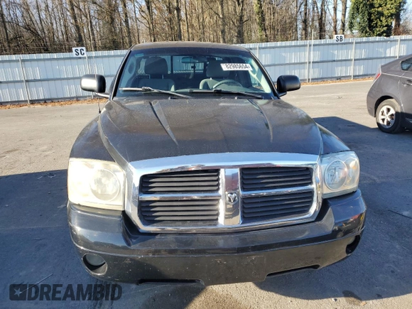 2006 Dodge Dakota SLT with VIN 1D7HW42K46S524262, listed as a Copart auction lot 82985654 with 124,170 mi miles and Salvage Title. Bid and sale history available at DreamBid. Image 5.