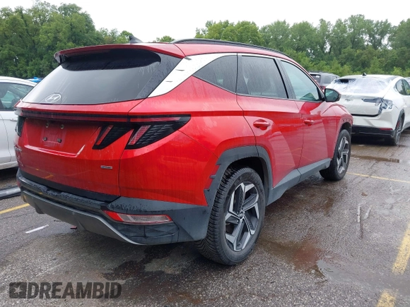 2023 Hyundai Tucson Limited z VIN 5NMJECAE7PH204130, wystawiony jako IAAI lot #42824516 z przebiegiem 85 082 mil mil oraz . Historia ofert i sprzedaży dostępna na DreamBid. Obrazek 4.