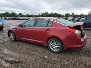 2013 Kia Optima LX with VIN 5XXGM4A75DG211172, listed as a Copart auction lot 73186644 with 66,678 mi miles and Non Repairable. Bid and sale history available at carsss.com. Image 2.