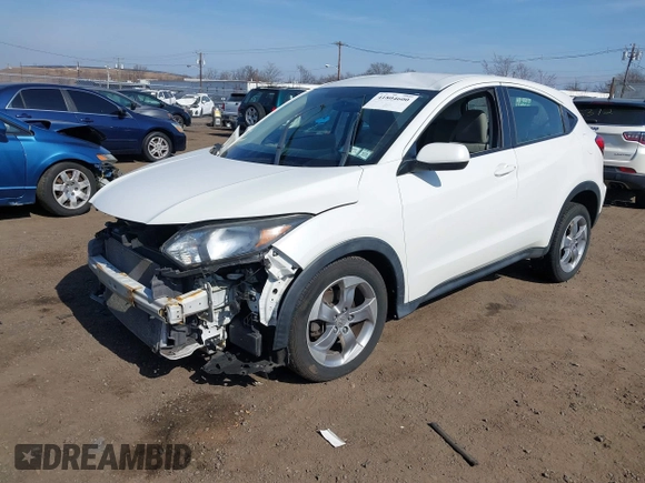 2018 Honda HR-V LX with VIN 3CZRU6H32JM722057, listed as a IAAI auction lot 41804600 with 100,468 mi miles. Bid and sale history available at carsss.com. Image 16.