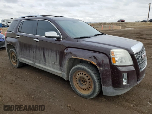 2011 GMC Terrain SLT-2 with VIN 2CTFLXE59B6426718, listed as a Copart auction lot 48735955 with 246,376 mi miles and Salvage Title. Bid and sale history available at carsss.com. Image 4.