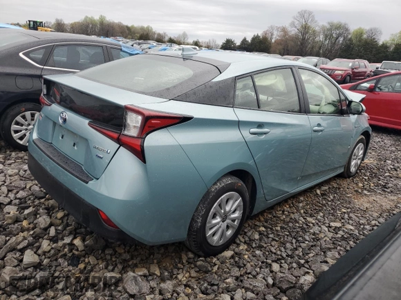 2022 Toyota Prius L Eco with VIN JTDKAMFU0N3183039, listed as a Copart auction lot 50710775 with 49,667 mi miles and Salvage Title. Bid and sale history available at DreamBid. Image 3.