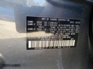 2024 Subaru Outback Touring XT with VIN 4S4BTGPD3R3119508, listed as a Copart auction lot 86289994 with 21,773 mi miles and Salvage Title. Bid and sale history available at carsss.com. Image 15.