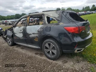 2017 Acura MDX with VIN 5FRYD4H36HB009732, listed as a Copart auction lot 62493985 with Not provided miles and Non repairable. Bid and sale history available at DreamBid. Image 2.