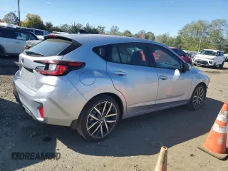2024 Subaru Impreza Sport with VIN JF1GUAFC9R8362875, listed as a Copart auction lot 75632764 with 4,681 mi miles and Salvage Title. Bid and sale history available at carsss.com. Image 3.