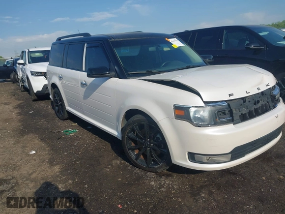 2016 Ford Flex SEL z VIN 2FMHK6C86GBA17584, wystawiony jako IAAI lot #42049910 z przebiegiem 146 126 mil mil oraz . Historia ofert i sprzedaży dostępna na DreamBid. Obrazek 1.