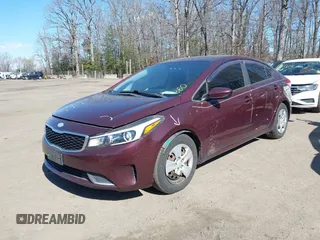 2017 Kia Forte LX with VIN 3KPFK4A75HE148512, listed as a IAAI auction lot 41869999 with 108,956 mi miles. Bid and sale history available at carsss.com. Image 2.