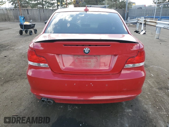 2009 BMW 1 Series 128i with VIN WBAUP93599VF48992, listed as a Copart auction lot 78264834 with Not provided miles and Clean title. Bid and sale history available at DreamBid. Image 6.
