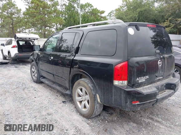2013 Nissan Armada SL z VIN 5N1BA0ND5DN604195, wystawiony jako IAAI lot #40320310 z przebiegiem 167 415 mil mil oraz . Historia ofert i sprzedaży dostępna na DreamBid. Obrazek 3.