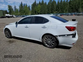 2008 Lexus IS 250 with VIN JTHCK262782023852, listed as a Copart auction lot 55658825 with 160,506 mi miles and Salvage Title. Bid and sale history available at carsss.com. Image 2.