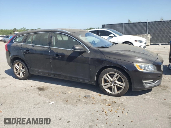 2015 Volvo V60 T5 Drive-E Premier with VIN YV140MEB1F1199057, listed as a Copart auction lot 52538015 with 179,560 mi miles and Clean Title. Bid and sale history available at carsss.com. Image 4.