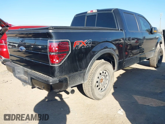 2013 Ford F-150 XL with VIN 1FTFW1ETXDKE81192, listed as a IAAI auction lot 41661589 with 94,349 mi miles. Bid and sale history available at carsss.com. Image 4.