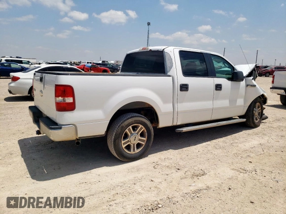 2006 Ford F-150 XLT with VIN 1FTPW12V26KD80614, listed as a Copart auction lot 58308615 with 159,508 mi miles and Salvage title. Bid and sale history available at DreamBid. Image 3.