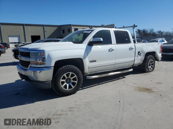 2016 Chevrolet Silverado 1500 LT with VIN 1GCUKREC0GF127521, listed as a Copart auction lot 42563825 with Not Provided miles and Salvage Title. Bid and sale history available at DreamBid. Image 1.