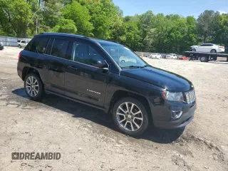 2017 Jeep Compass High Altitude with VIN 1C4NJDEB4HD190216, listed as a Copart auction lot 53316325 with 93,977 mi miles and Salvage title. Bid and sale history available at DreamBid. Image 4.