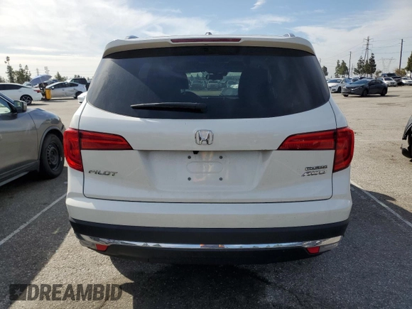 2017 Honda Pilot Touring with VIN 5FNYF6H91HB080607, listed as a Copart auction lot 49119715 with 61,490 mi miles and Salvage Title. Bid and sale history available at carsss.com. Image 6.