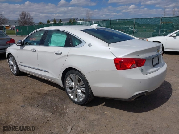 2018 Chevrolet Impala Premier with VIN 2G1125S35J9123960, listed as a IAAI auction lot 41971618 with 82,823 mi miles. Bid and sale history available at carsss.com. Image 3.