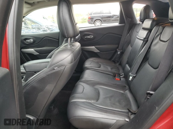 2017 Jeep Cherokee Overland with VIN 1C4PJMJS0HW574948, listed as a Copart auction lot 56225795 with 115,980 mi miles and Salvage title. Bid and sale history available at DreamBid. Image 11.