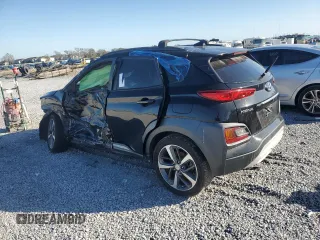 2020 Hyundai Kona Ultimate with VIN KM8K53A55LU493608, listed as a Copart auction lot 85907294 with 0 mi miles and Salvage Title. Bid and sale history available at carsss.com. Image 2.