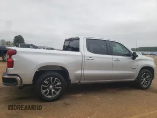 2022 Chevrolet Silverado 1500 LT with VIN 1GCPACED8NZ521219, listed as a Copart auction lot 79120924 with 38,132 mi miles and Salvage Title. Bid and sale history available at carsss.com. Image 3.