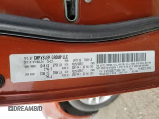 2013 Dodge Journey SXT with VIN 3C4PDCBG9DT710666, listed as a Copart auction lot 86851234 with 165,171 mi miles and Salvage title. Bid and sale history available at DreamBid. Image 16.