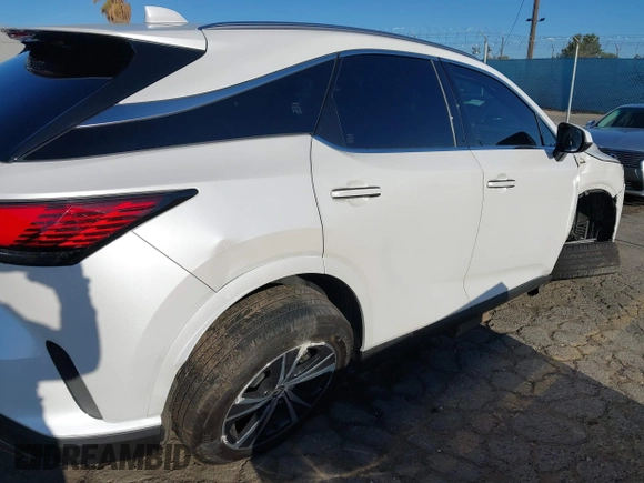 2023 Lexus RX with VIN JTJCHMAA6P2006725, listed as a IAAI auction lot 41827405 with 48,176 mi miles. Bid and sale history available at carsss.com. Image 17.