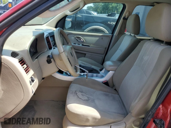 2005 Mercury Mariner Luxury с VIN 4M2YU56165DJ14518, выставлен на аукционе Copart как лот 53253965 с пробегом 186 678 миль миль и Списание • Salvage title. История ставок и продаж доступна на DreamBid. Изображение 7.