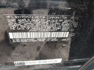 2014 Lexus IS 250 with VIN JTHCF1D22E5014097, listed as a IAAI auction lot 42008780 with Not provided miles and . Bid and sale history available at DreamBid. Image 9.