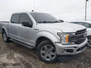 2019 Ford F-150 XL with VIN 1FTEW1E45KFB55357, listed as a IAAI auction lot 41708291 with 114,099 mi miles. Bid and sale history available at carsss.com. Image 1.