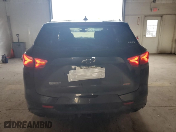 2021 Chevrolet Blazer RS with VIN 3GNKBKRS5MS568706, listed as a Copart auction lot 58782545 with 131,464 mi miles and Salvage title. Bid and sale history available at DreamBid. Image 6.