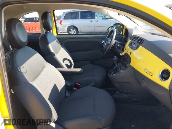 2014 FIAT 500 Pop with VIN 3C3CFFAR2ET205524, listed as a IAAI auction lot 41429598 with 61,965 mi miles. Bid and sale history available at carsss.com. Image 5.