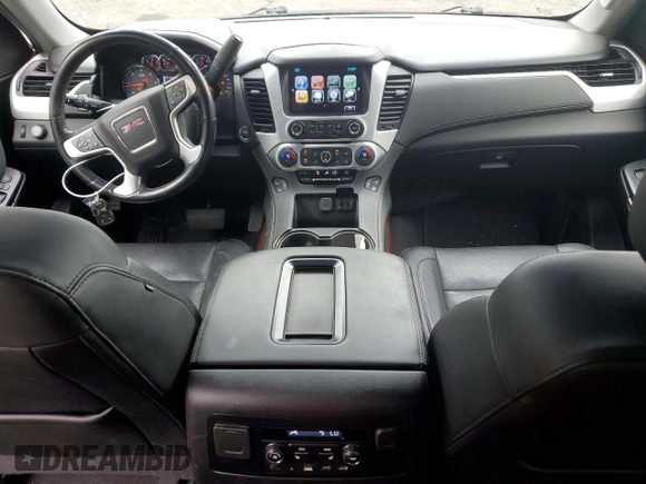 2019 GMC Yukon XL SLT with VIN 1GKS2GKC6KR341781, listed as a Copart auction lot 77468734 with 93,482 mi miles and Salvage Title. Bid and sale history available at DreamBid. Image 8.